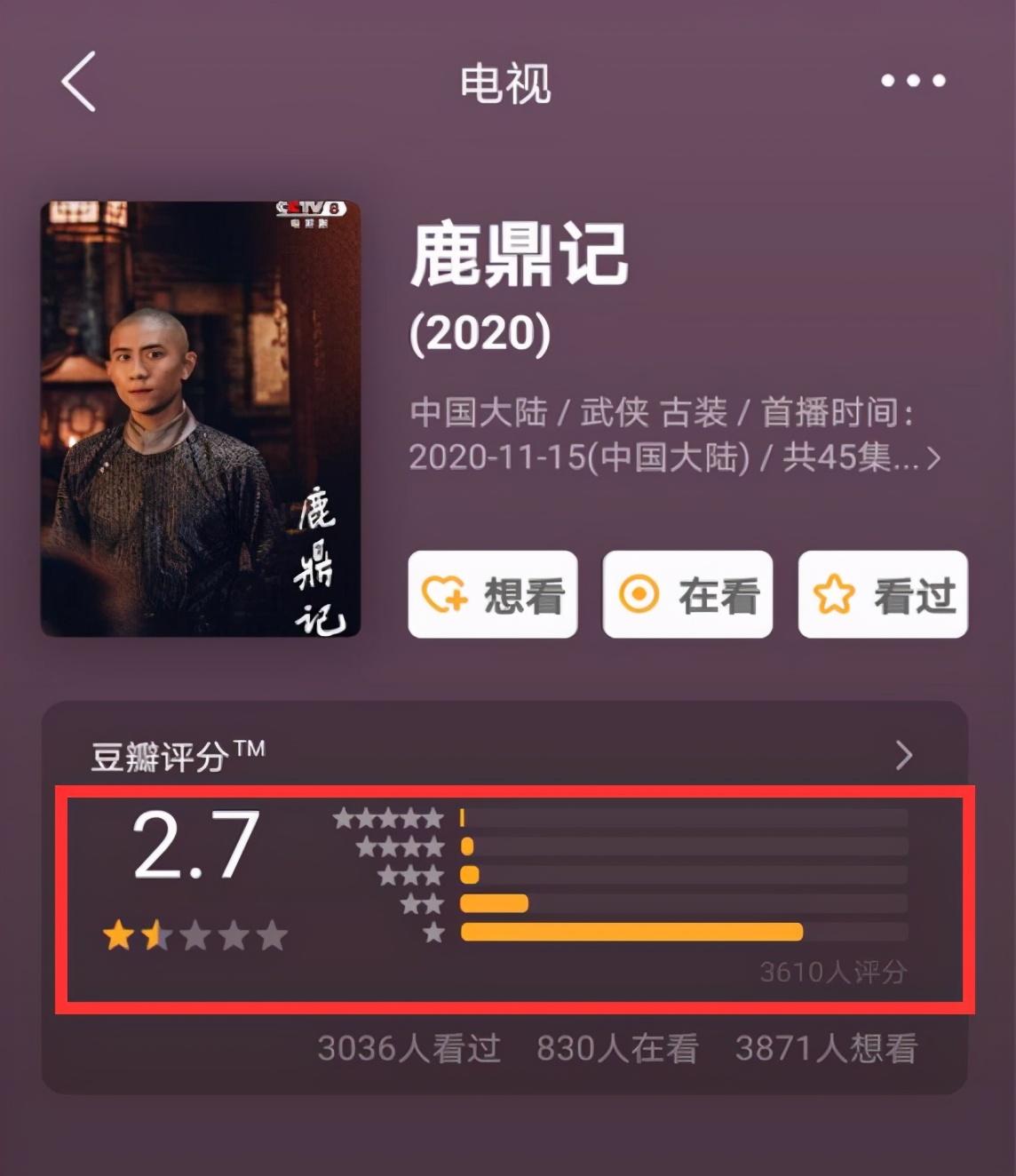 鹿鼎記豆瓣最新評分，科技重塑經(jīng)典武俠世界